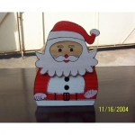 COASTER SHAPE FATHER CHRISTMAS